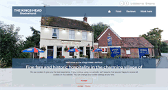 Desktop Screenshot of kingsheadshadoxhurst.co.uk